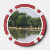 Kuh Pokerchips (Rückseite)