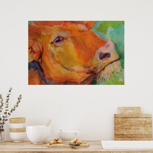 Kuh Poster (Küche)