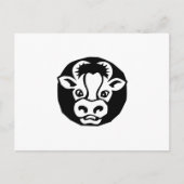 Kuh Postkarte (Vorderseite)