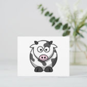 Kuh Postkarte (Stehend Vorderseite)
