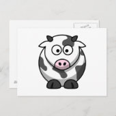 Kuh Postkarte (Vorne/Hinten)