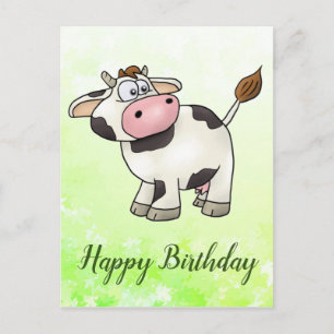 Kuh Postkarte