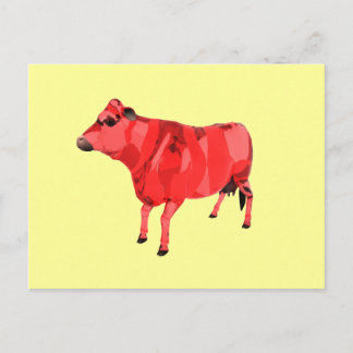Kuh-Postkarte Postkarte