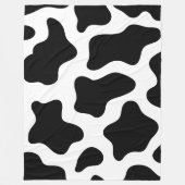 Kuh Pow 60x80 Fleece Blanket (Vorderseite)