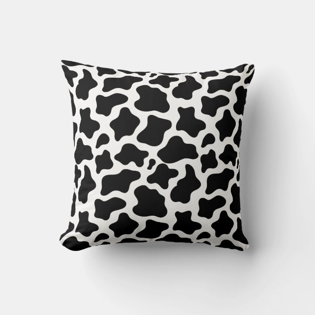 Kuh Print Accent Pillow Kissen (Vorderseite)