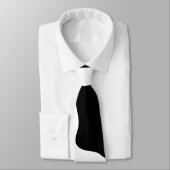 Kuh Print Black & White Spaß Halloween Krawatte (Gebunden)