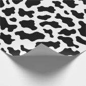 Kuh Print Cowgirl Country Farm Animal Party Geschenkpapier (Ecke)