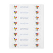 Kuh Print Farm Geburtstagsballons (Bogen)
