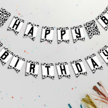 Kuh Print Happy Geburtstag