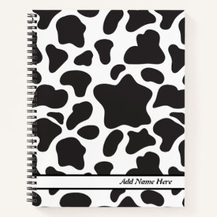 Kuh Print Spiral Notebook Notizblock