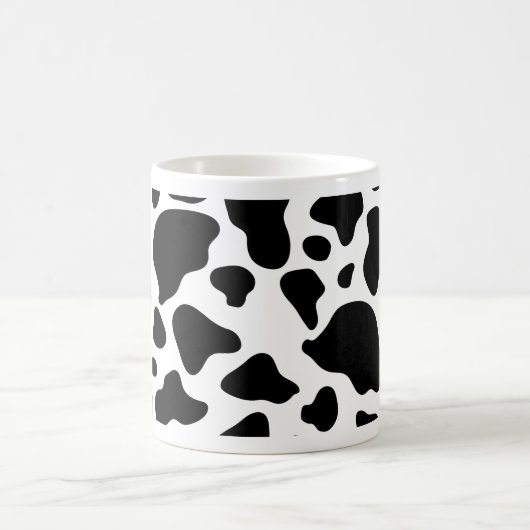 Kuh Print Tasse Schwarz-Weiß Kuh Muster (Mittel)