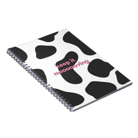 Kuh Print Uni Ruled Notebook Notizblock (Rechte Seite)