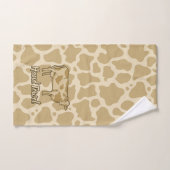 Kuh Profil Badehandtuch Set (Handtuch)