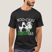 Kuh Pun Art Moo-Chas Grass-Ias T-Shirt (Vorderseite)