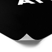 Kuh Puns ungeordnet über lustige Tierpuppe dunkle Poster (Ecke)