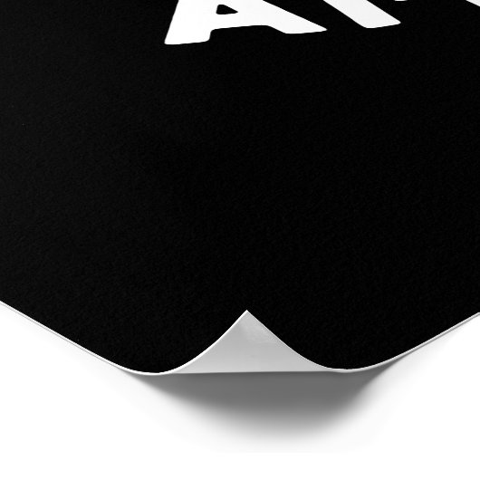 Kuh Puns ungeordnet über lustige Tierpuppe dunkle Poster (Ecke)