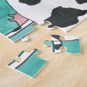 Kuh-Puzzlespiel Puzzle (Seite)