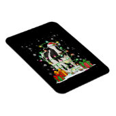 Kuh Reindeer Hat Weihnachtslicht Sonnenkühe Magnet (Rechte Seite)