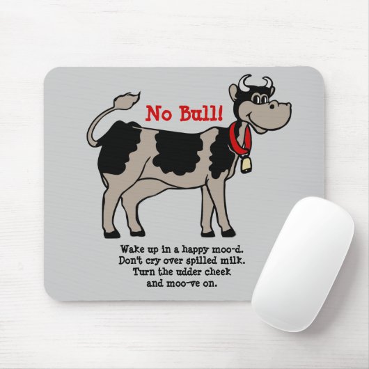 Kuh-Richtung Mousepad (Mit Mouse)