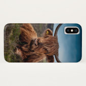 Kuh-Rindfleisch-Schottland-Hochland iPhone Fall Case-Mate iPhone Hülle (Rückseite (Horizontal))