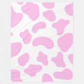 Kuh Rosa 60x80 Fleece Blanket (Vorderseite)