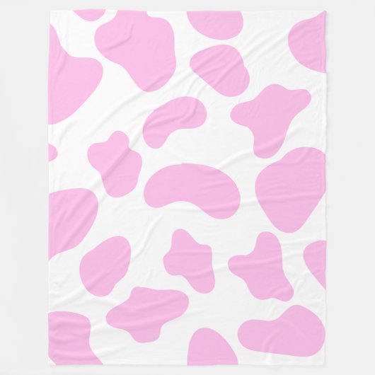 Kuh Rosa 60x80 Fleece Blanket (Vorderseite)