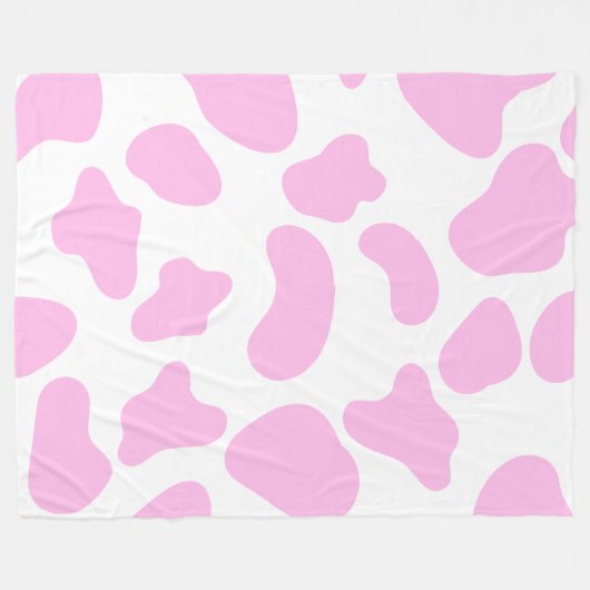 Kuh Rosa 60x80 Fleece Blanket (Vorderseite (Horizontal))