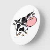 Kuh Runde Wanduhr (Winkel)