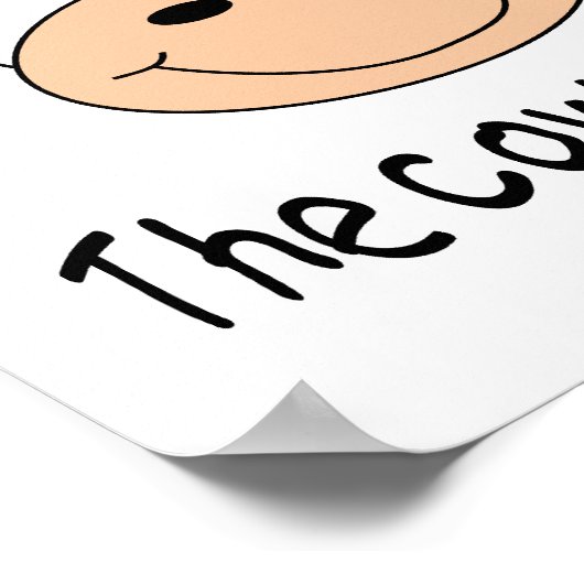 Kuh sagt Moo Poster (Ecke)