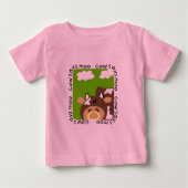 Kuh sagt MOO-T-Shirts und -geschenke Baby T-shirt (Vorderseite)