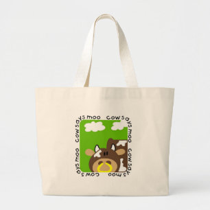 Kuh sagt MOO-T-Shirts und -geschenke Jumbo Stoffbeutel