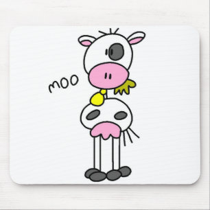Kuh sagt Moo T-Shirts und Geschenke Mousepad