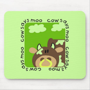 Kuh sagt MOO-T-Shirts und -geschenke Mousepad