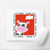 Kuh sagt MOO-T-Shirts und -geschenke Mousepad (Mit Mouse)
