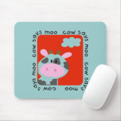 Kuh sagt MOO-T-Shirts und -geschenke Mousepad (Mit Mouse)