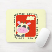 Kuh sagt MOO-T-Shirts und -geschenke Mousepad (Mit Mouse)