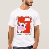 Kuh sagt MOO-T-Shirts und -geschenke T-Shirt (Vorderseite)