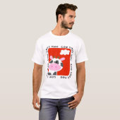 Kuh sagt MOO-T-Shirts und -geschenke T-Shirt (Vorne ganz)