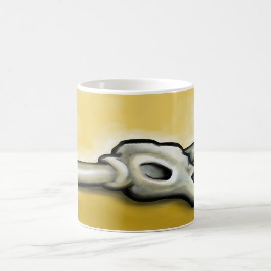 Kuh-Schädel Kaffeetasse (Mittel)