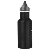 KUH-SCHÄDEL MIT BLITZ EDELSTAHLFLASCHE (Links)