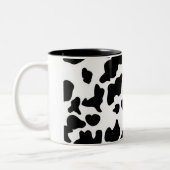 Kuh-Schalen-Tasse Zweifarbige Tasse (Links)