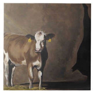Kuh-Schatten Fliese