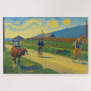 Kuh schaut Jules Buysse zu Tour de France 1926 Puzzle