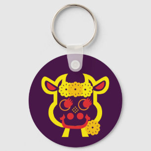 Kuh Schlüsselger Schlüsselanhänger
