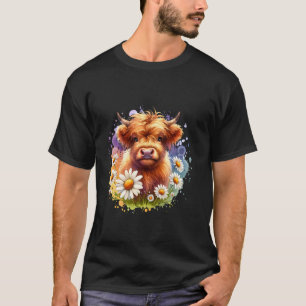 Kuh, Schottische Hochlandkuh, Western Wear, Hochla T-Shirt