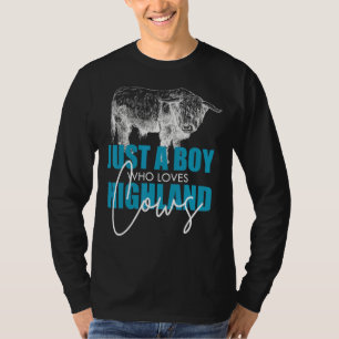 Kuh Schottland Highland Kuh Rind Schottischer Spaß T-Shirt