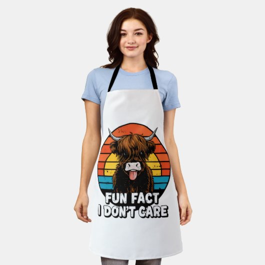 Kuh. Schürze (Getragen)