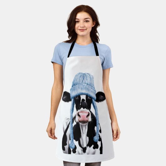 Kuh. Schürze (Getragen)