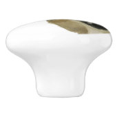 Kuh schwarz n Weiß Rustikales Bauernhaus Land Küch Keramikknauf (Seitenansicht)