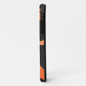 Kuh Schwarz und Orange Print Case-Mate iPhone Hülle (Hinten/Links)